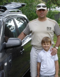 Вячеслав Шалыгин и его сын
